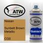 Preview: Nissan, Sunbelt Brown Metallic, CG0: 400ml Sprühdose, von ATW Autoteile West.